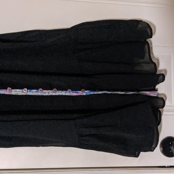 Intimately Free-Free People Bali Sweet Nothing Babydoll Ruffled Neglige - Picture 4 of 5